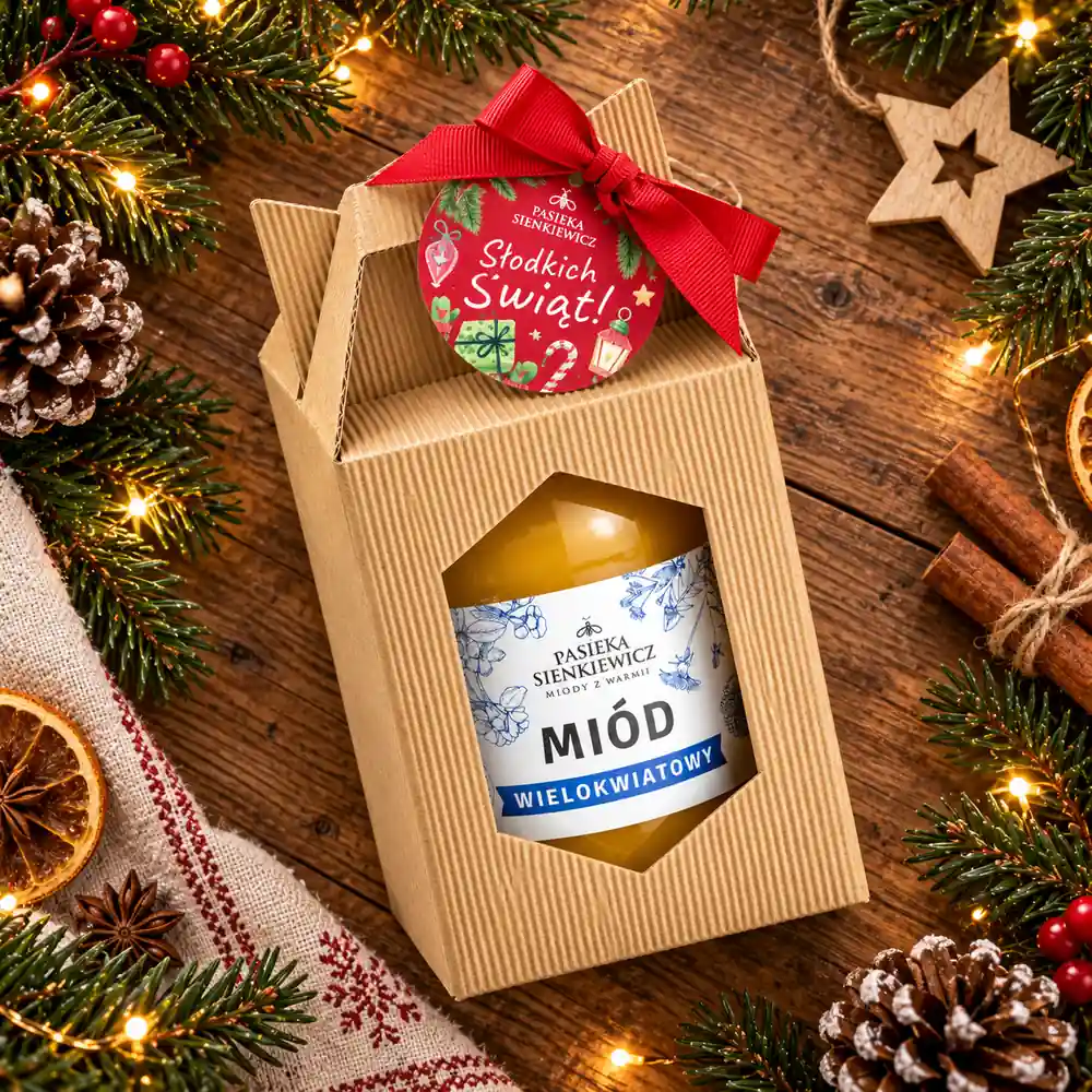 Miód tradycyjny do zimowego śniadania, pieczywa i herbaty
